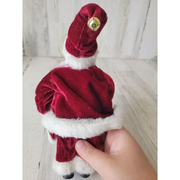 Plush Santa Claus doll ornament wreath Xmas decor - Picture 5 of 5